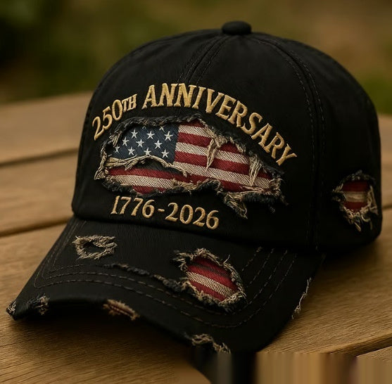 US 250th Anniversary Printed Casual Hat