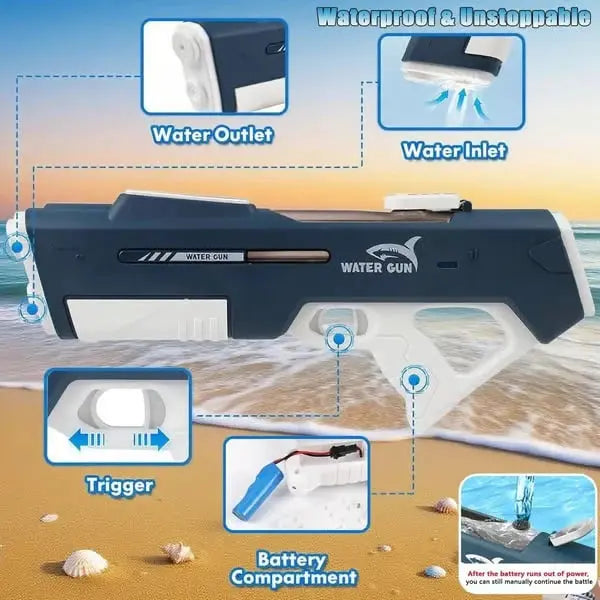 🏆Flash Sale⚡ 50K+ SOLD!🔥Automatic Water Suction Gun (Includes 2 batteries) Norvantar