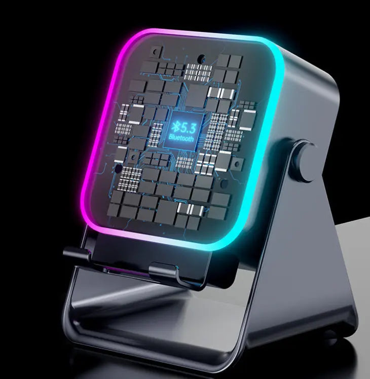 5-in-1 Induction Bluetooth Speaker Stand with RGB Ambient Light Norvantar