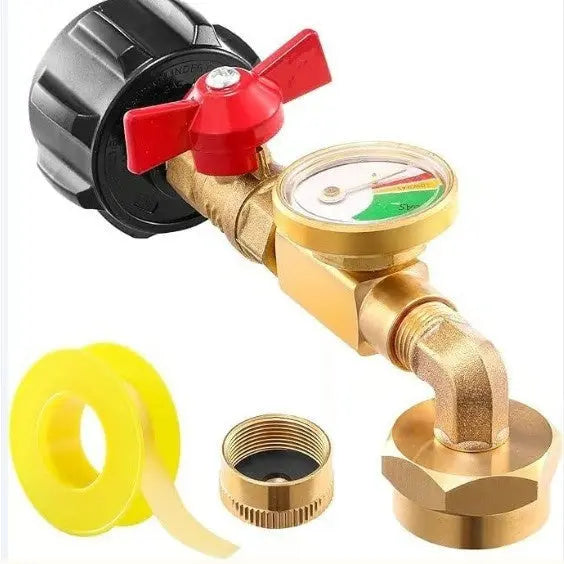 Propane Bottle Inflatable Connector With Luminous Strap Ball Valve Norvantar