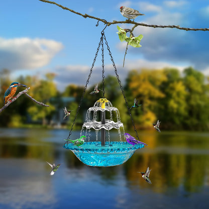 ✨Special Offer Today Only!  Solar Cascade Hanging Bird Bath Fountain Norvantar