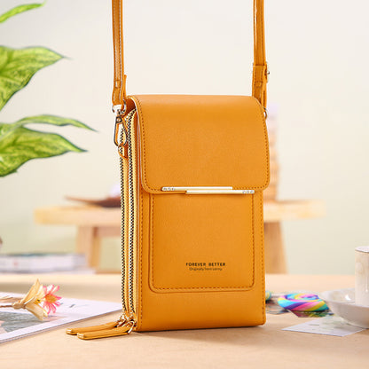 Elegant Touchscreen Crossbody Phone Wallet for Women