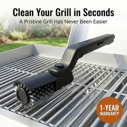 🍖Cordless Electric BBQ Brush Cleaner – 🔋Rechargeable Grill Cleaner (FREE 2 Brush Heads & Gloves) Norvantar