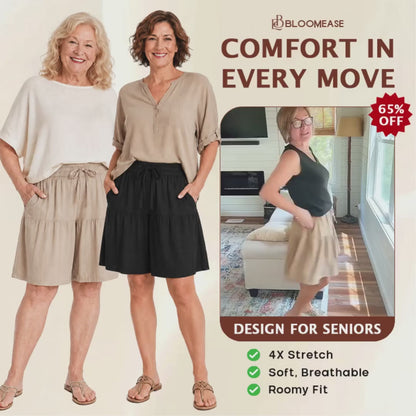 Bloomease - Lightweight Stretch Skort Shorts