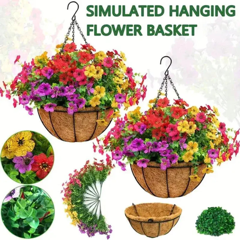 Last Day Promotion! 🔥Simulated Hanging Flower Basket🌸 Norvantar