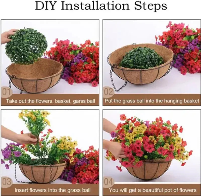 Last Day Promotion! 🔥Simulated Hanging Flower Basket🌸 Norvantar