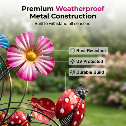 🌸 Spring Sale 40% OFF 💨 🎡 Solar-Powered Wind Spinner for Garden Norvantar