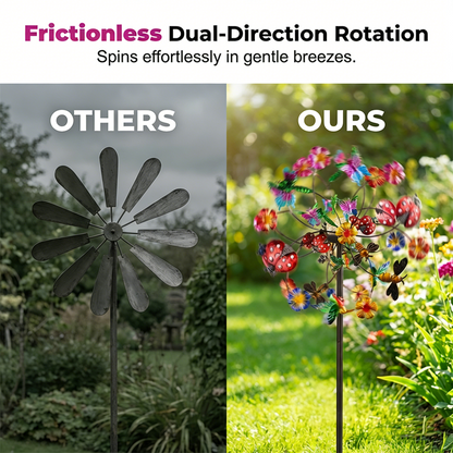 🌸 Spring Sale 40% OFF 💨 🎡 Solar-Powered Wind Spinner for Garden Norvantar