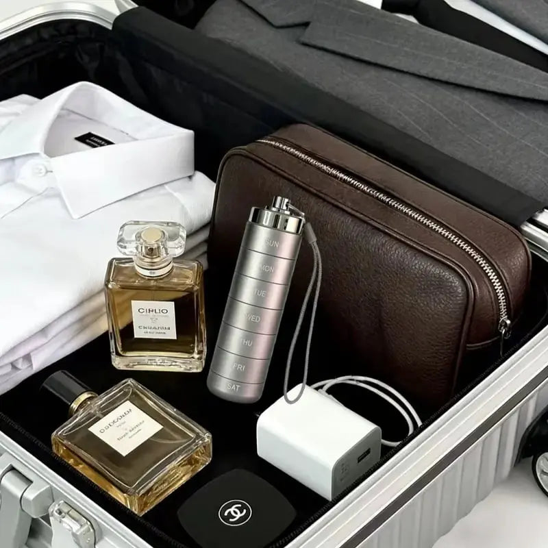 🚀 LIMITED OFFER 50% OFF – Shop Now! 🧳💊Metal Travel Pill Organizer Norvantar